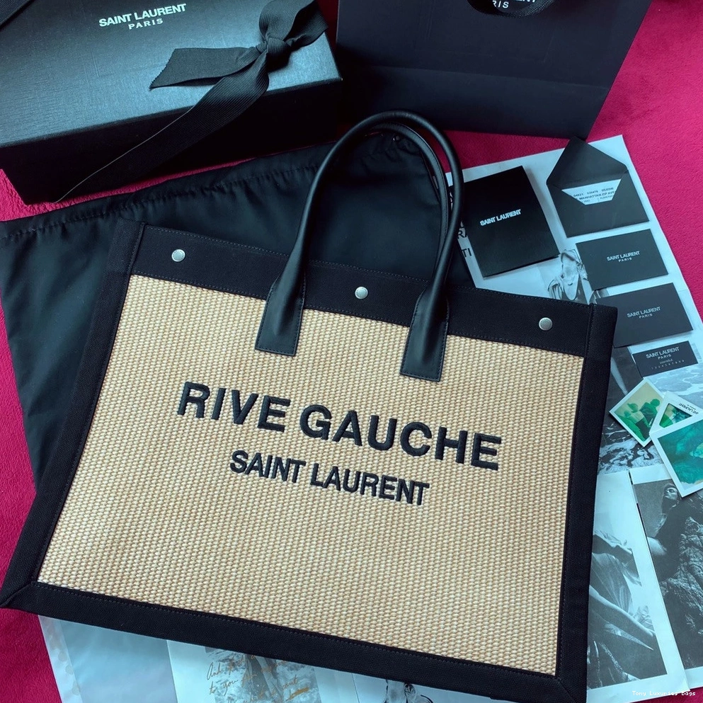 Tony Luxuries YSL BAG TOTE GAUCHE RIVE 0814